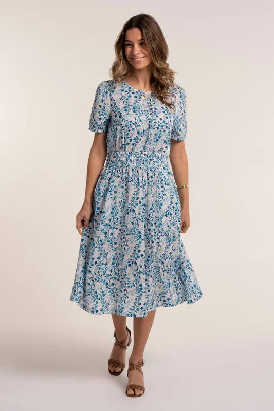 Brakeburn Women's Nicoli Dress in Blue Size: 8 - Blue