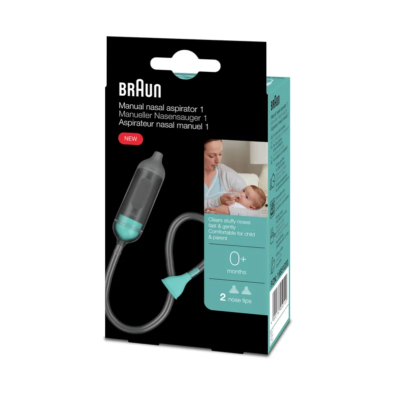 Braun Unisex Manual Nasal Aspirator in Clear Clear female