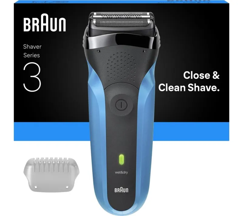 Braun Series 3 BRA310S Wet & Dry Shaver - Black