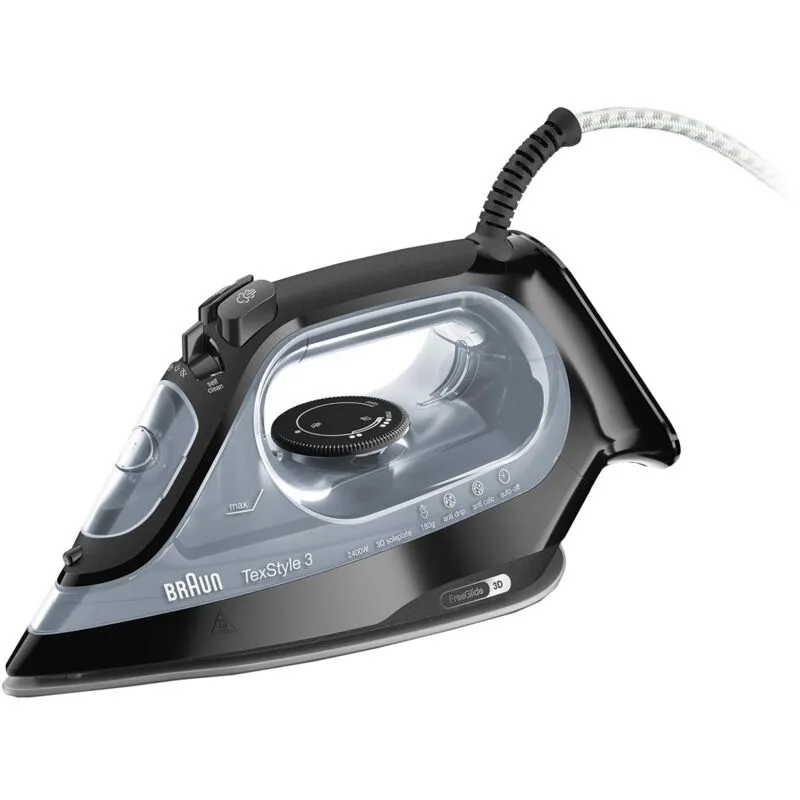 Braun, Steam Iron, 2400W Texstyle 3 Black