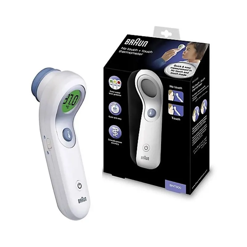 Braun Unisex No Touch+ Thermometer in White White female