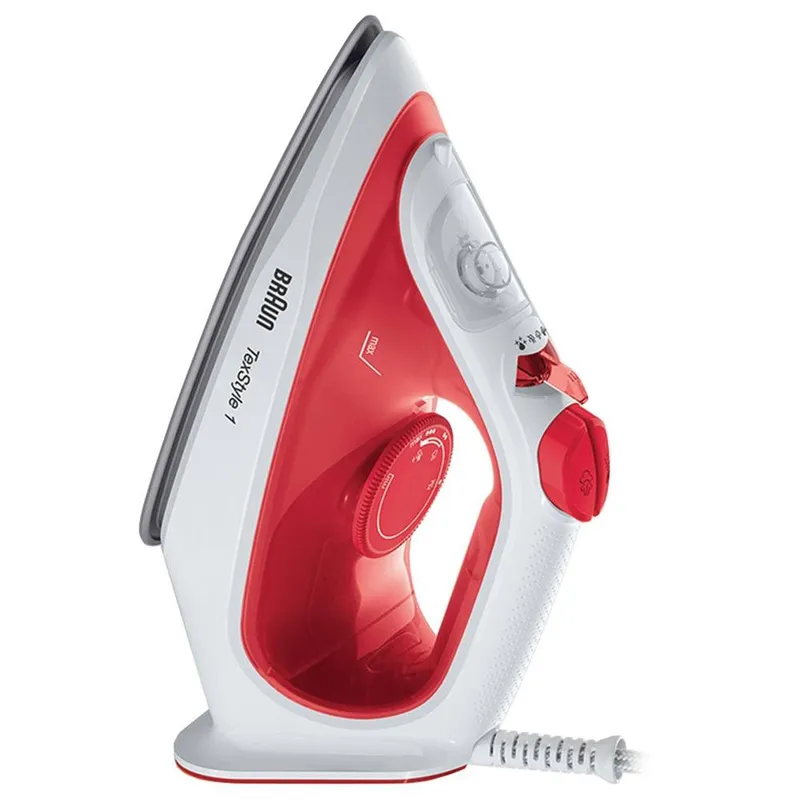 Braun Unisex Steam Iron, 1900W, Texstyle in Red Red One Size female