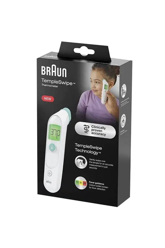 Braun BST200 Digital Forehead Thermometer - White