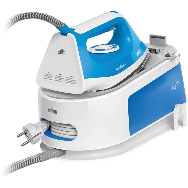 Steam Iron, 5.5 Bar Carestyle 1, Blue - Braun