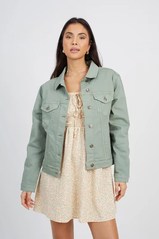 Brave Soul Denim Womens Jacket - - Size: 10