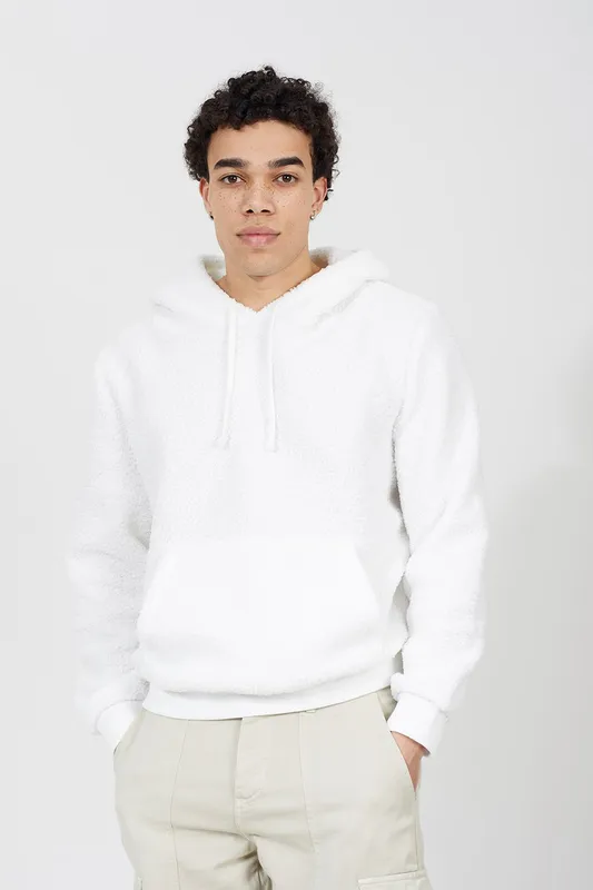Brave Soul Teddy Fleece Mens Hoodie
