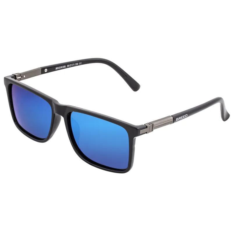 Breed Mens Caelum Polarized Sunglasses - Blue - One Size