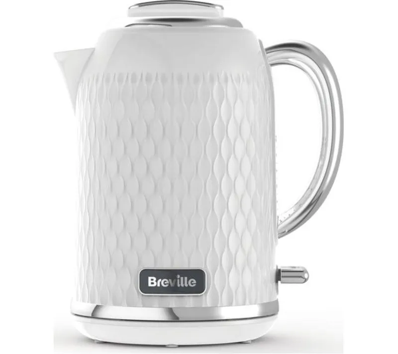Breville Curve VKT117 Jug Kettle - Chrome White, White