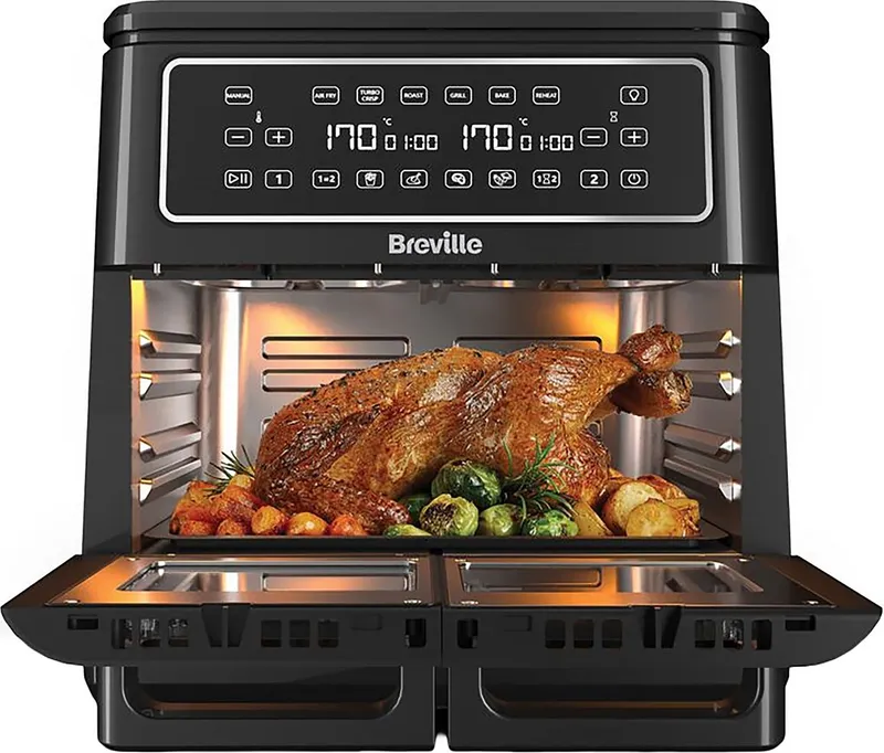Breville Halo Flexi VDF130 Air Fryer - Black