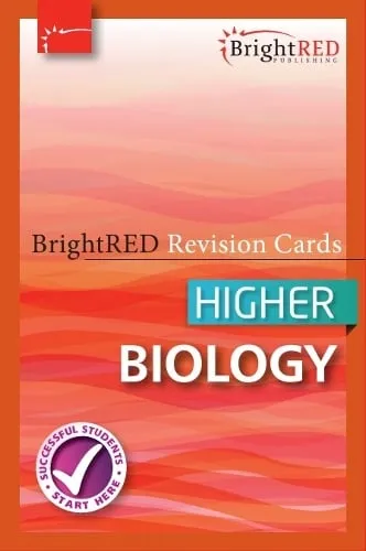 Bright Red Publishing BrightRED Revision Cards - Higher Biology
