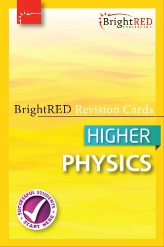 Bright Red Publishing BrightRED Revision Cards - Higher Physics