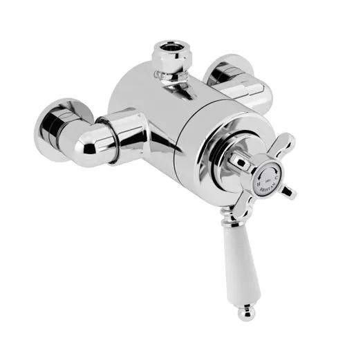 Bristan - 1901 Traditional Exposed Concentric Top Outlet Shower Valve - Chrome