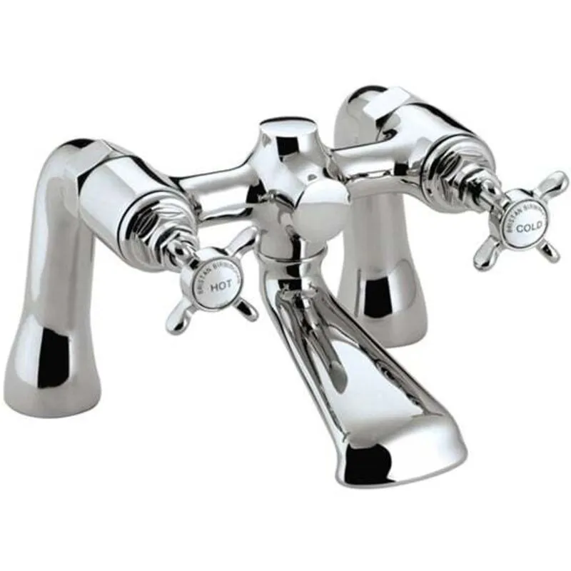 Bristan - 1901 Traditional Chrome Edwardian Bath Shower Filler Tap n bf c cd