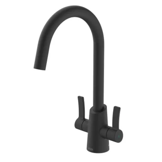 Bristan Acorn Easyfit Mono Sink Mixer Black Acr Efsnk Blk