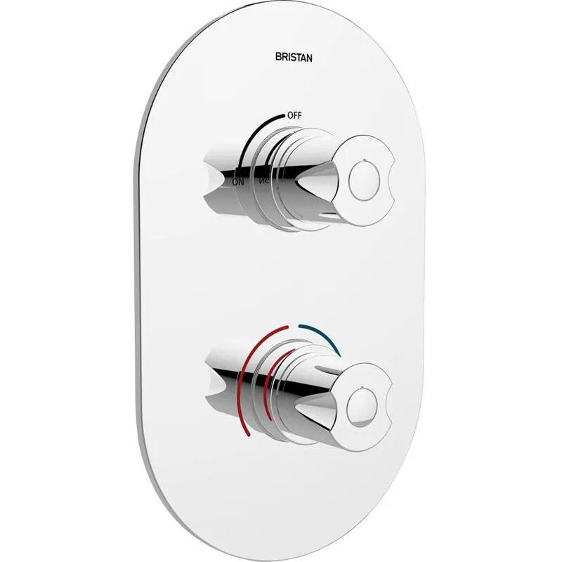 Bristan Artisan Recessed Thermostatic Shower Valve 165 x 265mm Chrome AR3 Shcvo C