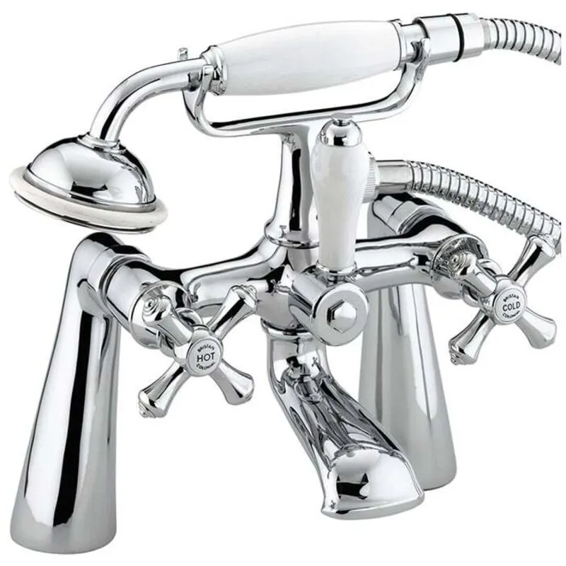 Bristan Colonial Bath Shower Mixer Tap Chrome K Bsm C.