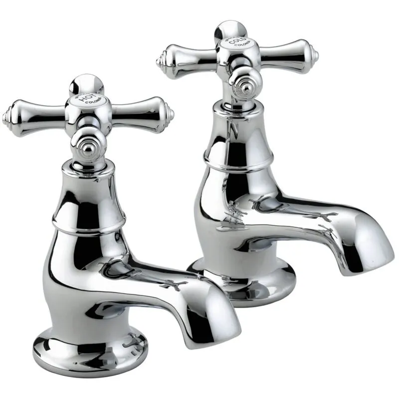 Bristan Colonial Bath Taps - Chrome Plated