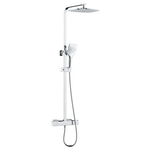 Bristan Craze Dual Outlet Thermostatic Bar Shower Mixer Chrome CRZ2 Shxdivctff C