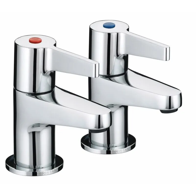 Bristan Design Utility Lever Bath Taps Chrome Dul 3/4 C