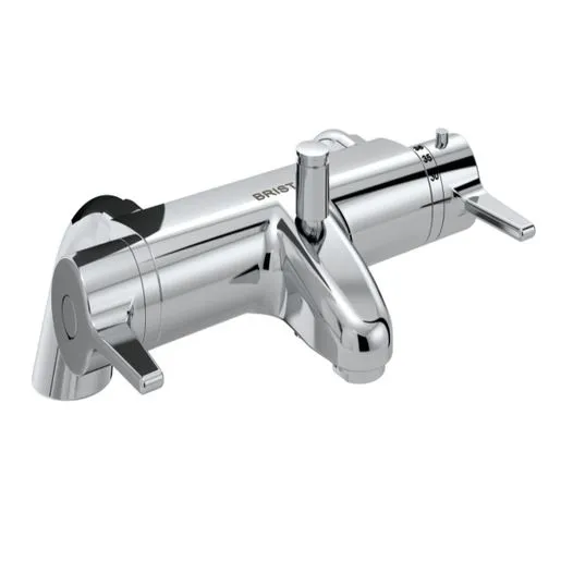Bristan Design Utility Lever TMV2 Thermostatic Bath Shower Mixer Tap Chrome DUL3 Thbsm C.