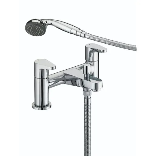 Quest Bath Shower Mixer Tap - Chrome Plated - Bristan