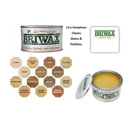 Briwax Original Wax Furniture Polish Cleaner Restorer 400ml {Jacobean}