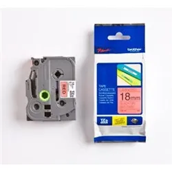 Brother P-Touch TZe Laminated Tape 18mm x 8m Black on Red TZE441