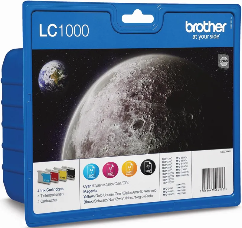 Original Brother LC1000 Multipack Bcmy