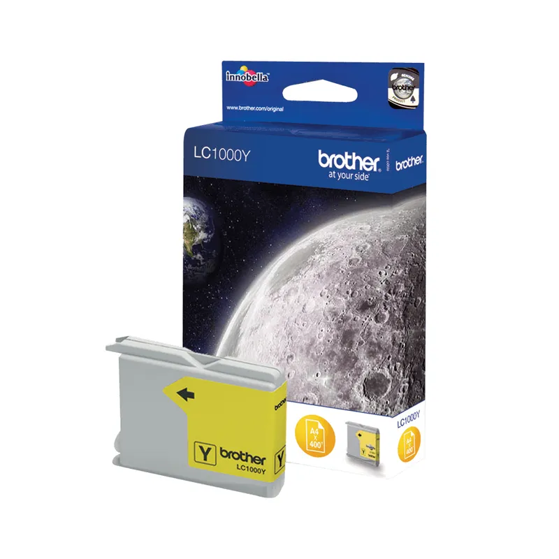 Original Brother LC1000Y Yellow Inkjet Cartridge