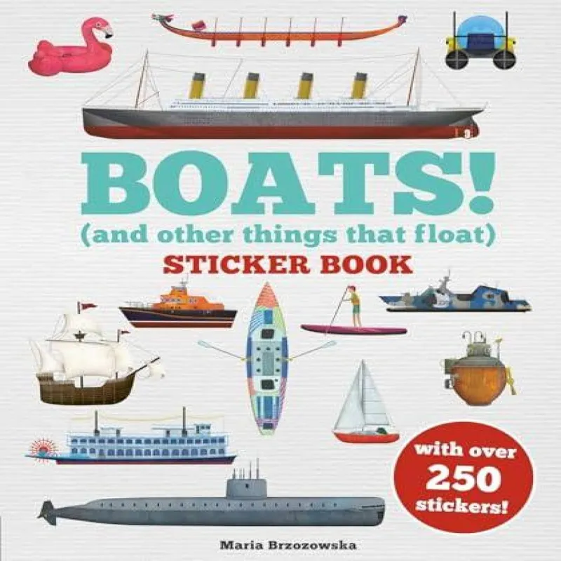 Bryony Davies Boats! Sticker Book