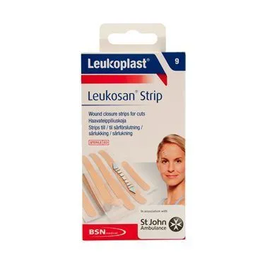 Bsn Medical Leukosan Sterile Skin Closure Strips – Adhesive Wound Closure Strips Assorted Pack of 9