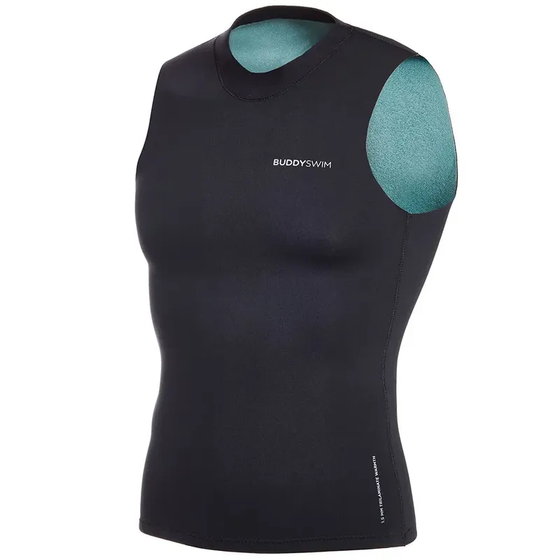 Buddyswim Trilaminate Warmth 1.5 Mm Neoprene Vest Black L Men