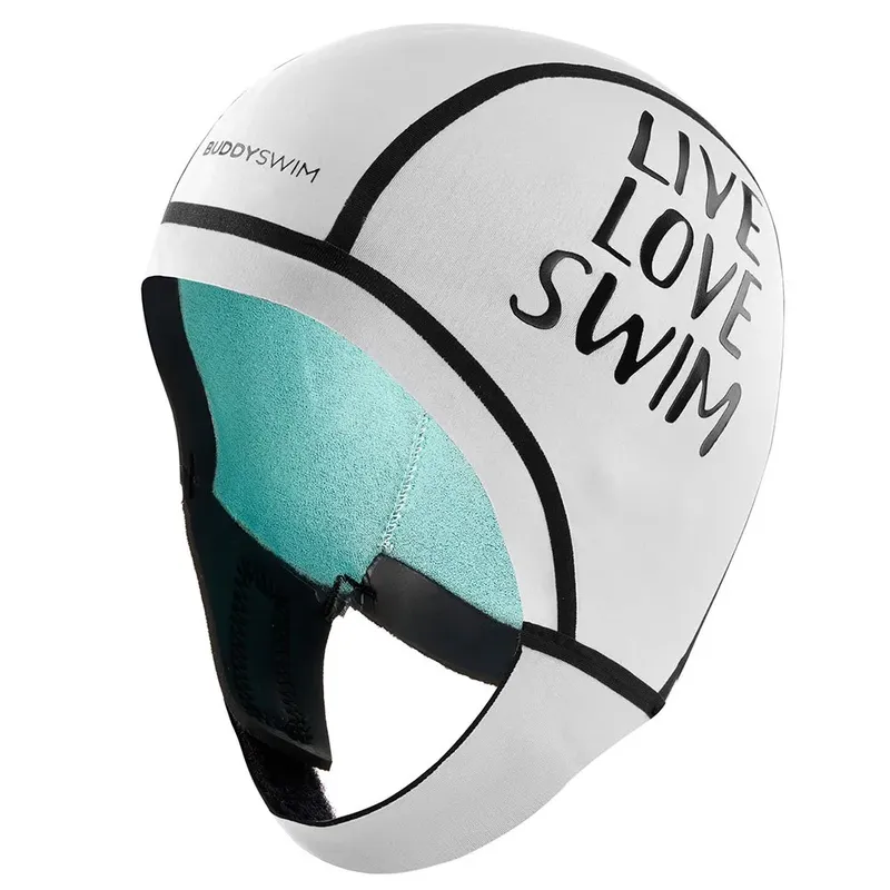 Buddyswim Trilaminate Warmth 2.5 Mm Swimming Cap White L unisex