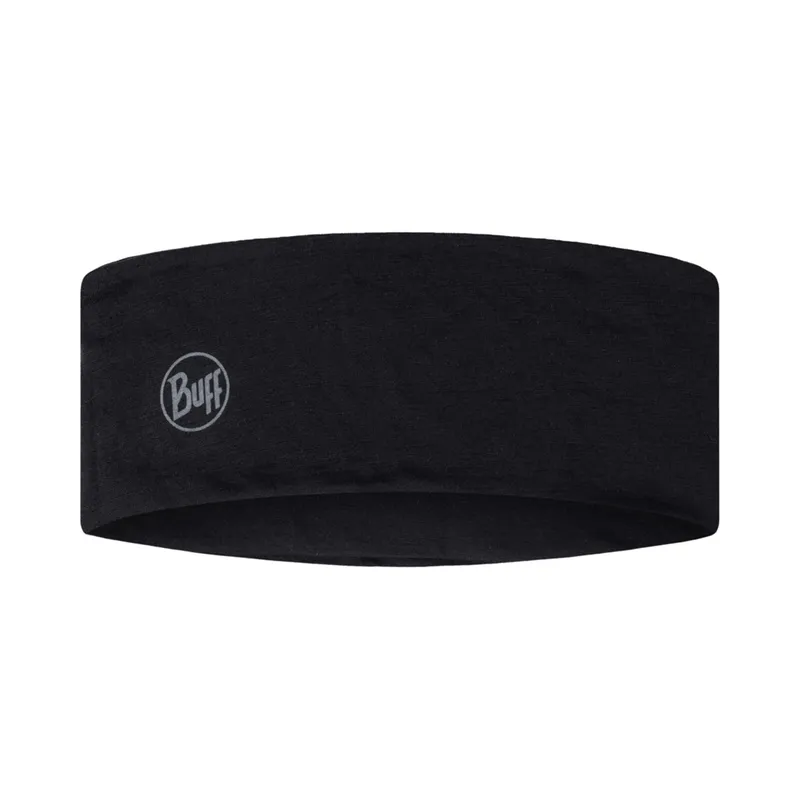 Buff Merino Lightweight Headband-Black - black