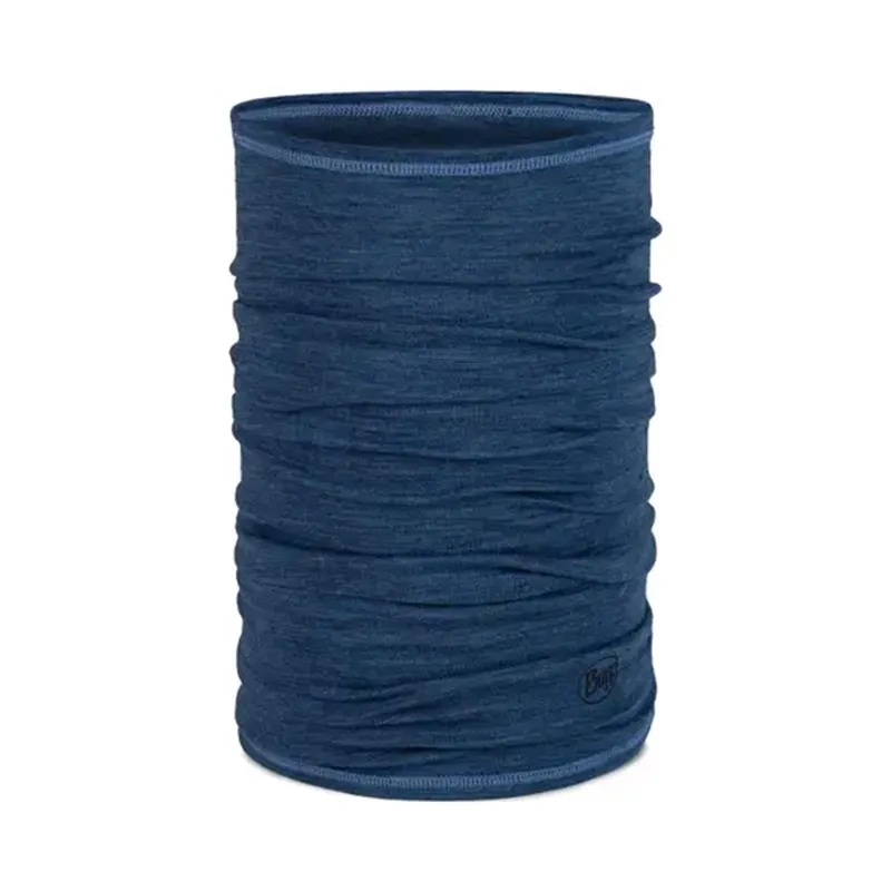 Buff Merino Lightweight Tube Scarf-Grey - grey