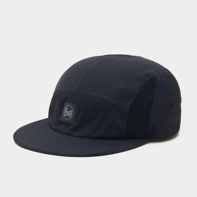 Buff Unisex 5 Panel Go Cap, Black One Size
