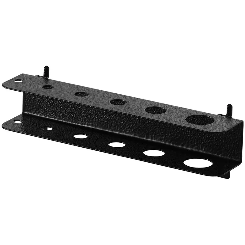 Bunker Pegboard Tool Rack with 6 Holders Black