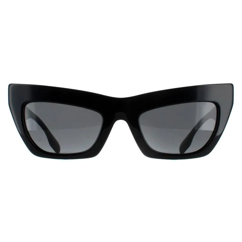 Burberry Women's Cat Eye Black Dark Grey BE4405 Sunglasses - Black