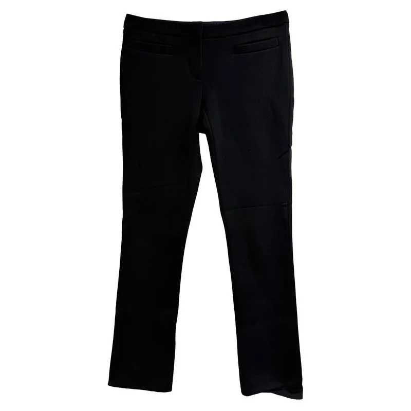 Burberry Women's Preloved Prorsum Trousers in Black Nylon Size: 38 Black female