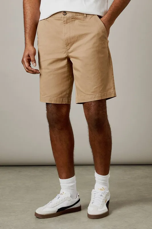 Burton Men's Classic Chino Shorts in Stone Size: 32 Stone 32 female