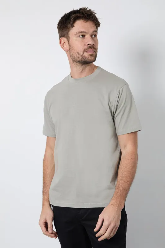 Burton Men's Grey Crew Neck T-Shirt Size: Medium Grey M