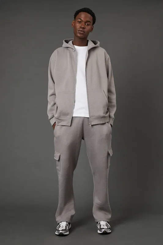 Burton Men's Grey Straight Fit Cargo Jogger Size: Small Grey S female