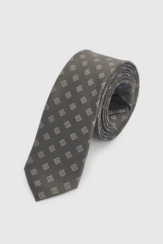 Burton Men's Khaki Geo Tie - Khaki