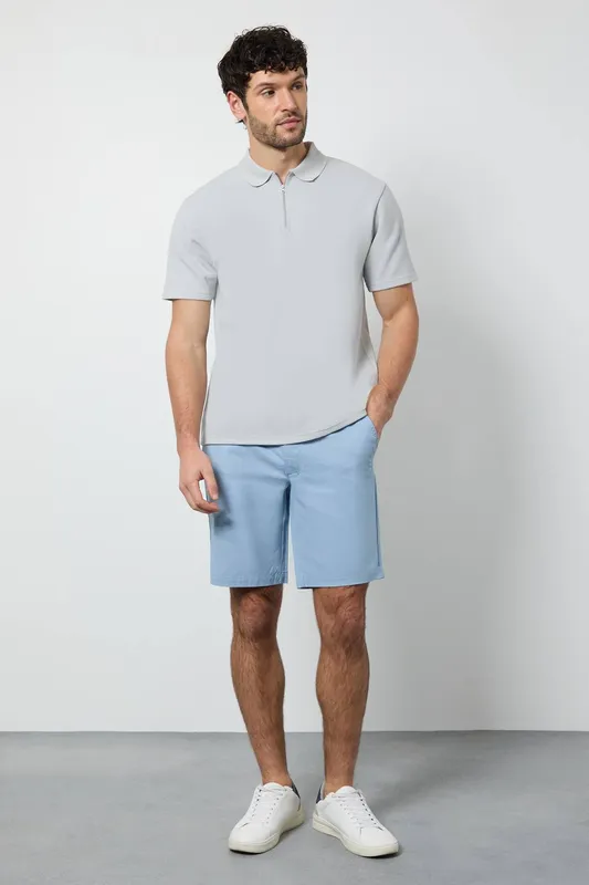 Burton Men's Light Blue Classic Chino Shorts Size: 32 Light Blue 32