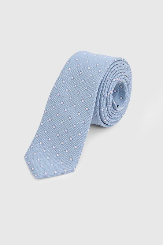 Burton Men's Light Blue Geo Tie - Light Blue