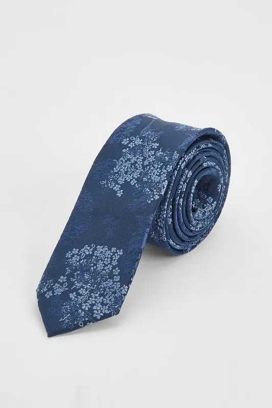 Burton Men's Navy Floral Tie - Navy