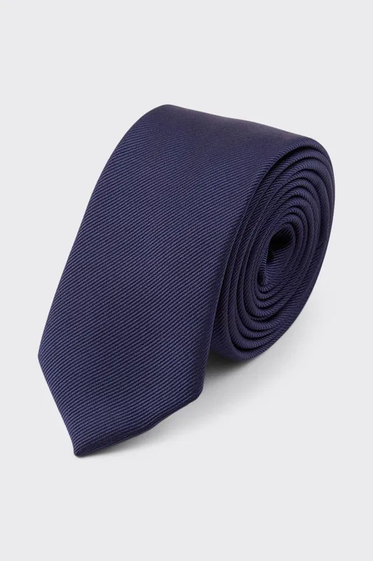 Burton Men's Navy Slim Tie - Navy