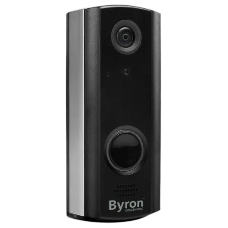Byron Wireless WiFi & Video Doorbell - Black