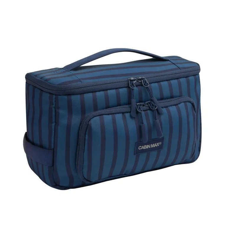 Cabin Max Unisex Classic Striped Toiletries Bag in Blue Blue female