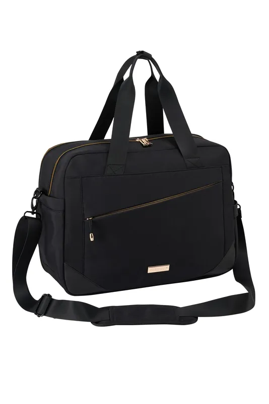 Cabin Max Unisex Manhattan Holdall Underseat Cabin Travel Bag 40x30x20 cm in Black Black female